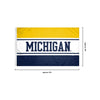 Michigan Wolverines NCAA Horizontal Flag