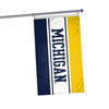 Michigan Wolverines NCAA Horizontal Flag