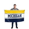 Michigan Wolverines NCAA Horizontal Flag