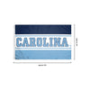 North Carolina Tar Heels NCAA Horizontal Flag