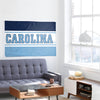 North Carolina Tar Heels NCAA Horizontal Flag