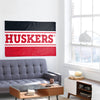 Nebraska Cornhuskers NCAA Horizontal Flag