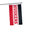 Nebraska Cornhuskers NCAA Horizontal Flag