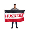 Nebraska Cornhuskers NCAA Horizontal Flag