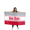 Ohio State Buckeyes NCAA Horizontal Flag