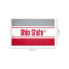 Ohio State Buckeyes NCAA Horizontal Flag