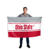 Ohio State Buckeyes NCAA Horizontal Flag