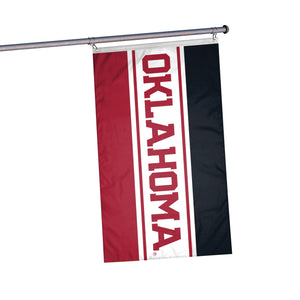 Oklahoma Sooners NCAA Horizontal Flag