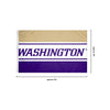 Washington Huskies NCAA Horizontal Flag