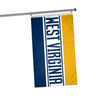 West Virginia Mountaineers NCAA Horizontal Flag