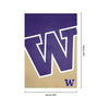 Washington Huskies NCAA Vertical Flag