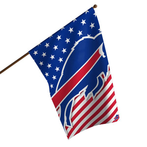 Buffalo Bills NFL Big Logo Americana Vertical Flag