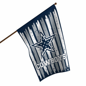 Dallas Cowboys NFL Brushstroke Americana Vertical Flag