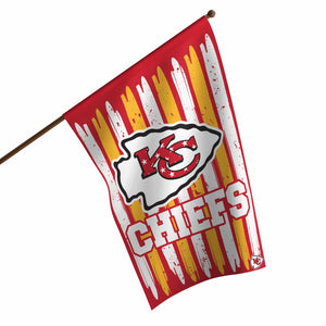 Kansas City Chiefs NFL Brushstroke Americana Vertical Flag