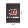 Cincinnati Bengals NFL Big Logo Vertical Flag