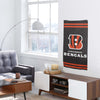 Cincinnati Bengals NFL Big Logo Vertical Flag