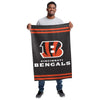 Cincinnati Bengals NFL Big Logo Vertical Flag