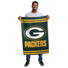 Green Bay Packers NFL Big Logo Vertical Flag