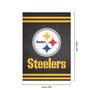 Pittsburgh Steelers NFL Big Logo Vertical Flag