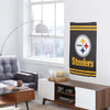 Pittsburgh Steelers NFL Big Logo Vertical Flag