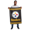 Pittsburgh Steelers NFL Big Logo Vertical Flag