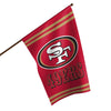 San Francisco 49ers NFL Big Logo Vertical Flag