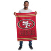 San Francisco 49ers NFL Big Logo Vertical Flag