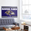 Baltimore Ravens NFL Horizontal Slogan Flag (PREORDER - SHIPS LATE FEBRUARY)