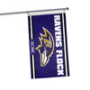 Baltimore Ravens NFL Horizontal Slogan Flag (PREORDER - SHIPS LATE FEBRUARY)