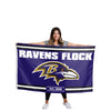 Baltimore Ravens NFL Horizontal Slogan Flag (PREORDER - SHIPS LATE FEBRUARY)