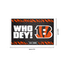 Cincinnati Bengals NFL Horizontal Slogan Flag (PREORDER - SHIPS LATE FEBRUARY)