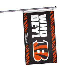 Cincinnati Bengals NFL Horizontal Slogan Flag