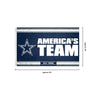 Dallas Cowboys NFL Horizontal Slogan Flag (PREORDER - SHIPS LATE FEBRUARY)