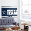 Dallas Cowboys NFL Horizontal Slogan Flag (PREORDER - SHIPS LATE FEBRUARY)