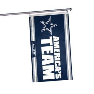 Dallas Cowboys NFL Horizontal Slogan Flag
