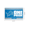 Detroit Lions NFL Horizontal Slogan Flag (PREORDER - SHIPS LATE FEBRUARY)