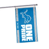 Detroit Lions NFL Horizontal Slogan Flag (PREORDER - SHIPS LATE FEBRUARY)