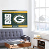 Green Bay Packers NFL Horizontal Slogan Flag (PREORDER - SHIPS LATE FEBRUARY)