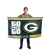 Green Bay Packers NFL Horizontal Slogan Flag (PREORDER - SHIPS LATE FEBRUARY)