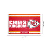 Kansas City Chiefs NFL Horizontal Slogan Flag (PREORDER - SHIPS LATE FEBRUARY)