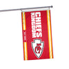 Kansas City Chiefs NFL Horizontal Slogan Flag (PREORDER - SHIPS LATE FEBRUARY)