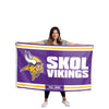 Minnesota Vikings NFL Horizontal Slogan Flag (PREORDER - SHIPS LATE FEBRUARY)