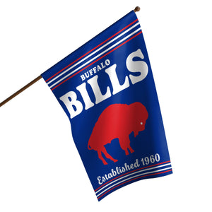 Buffalo Bills NFL Vertical Retro Flag