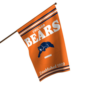 Chicago Bears NFL Vertical Retro Flag