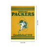 Green Bay Packers NFL Vertical Retro Flag (PREORDER - SHIPS LATE FEBRUARY)