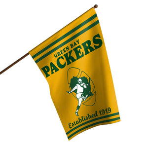 Green Bay Packers NFL Vertical Retro Flag
