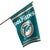 Miami Dolphins Vertical Retro Flag (PREORDER - SHIPS LATE FEBRUARY)