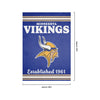 Minnesota Vikings NFL Vertical Retro Flag (PREORDER - SHIPS LATE FEBRUARY)