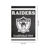 Las Vegas Raiders NFL Vertical Retro Flag (PREORDER - SHIPS LATE FEBRUARY)