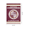 Washington Commanders NFL Vertical Retro Flag (PREORDER - SHIPS LATE FEBRUARY)